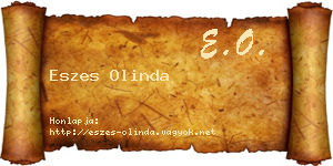 Eszes Olinda névjegykártya
